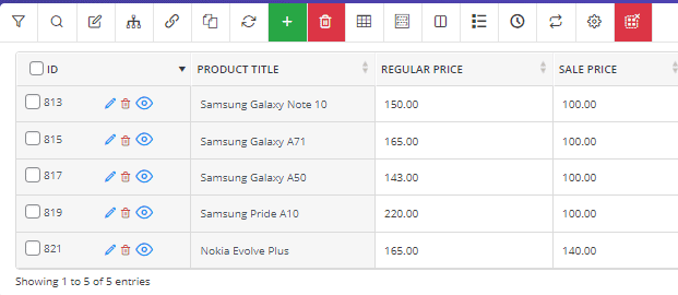 WooCpmmerce bulk edit plugin main page
