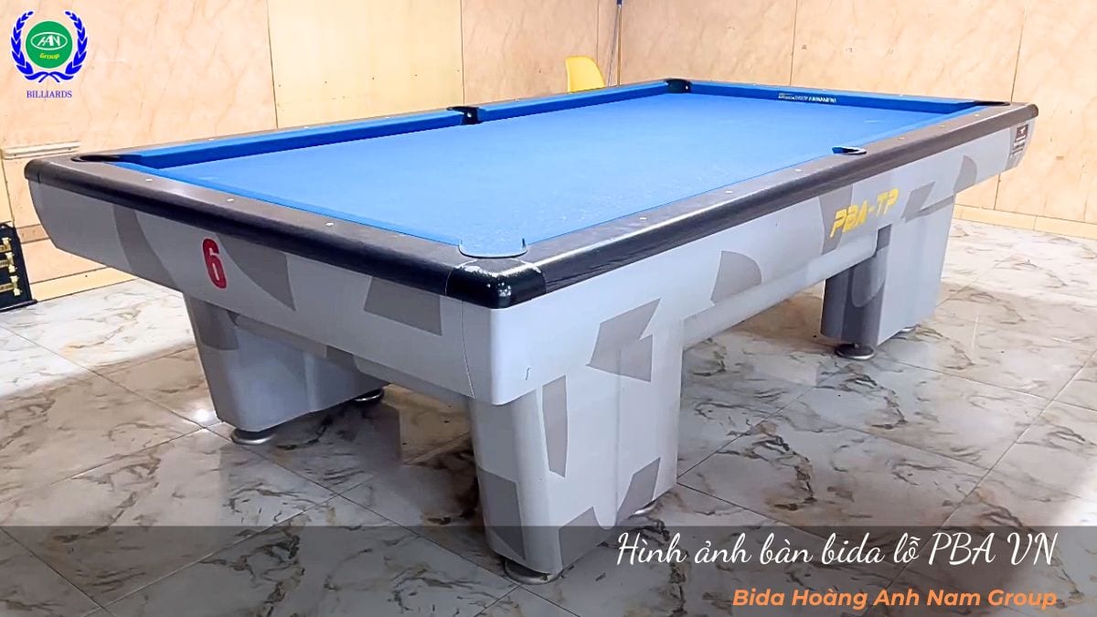 Hình ảnh bàn bida lỗ PBA VN