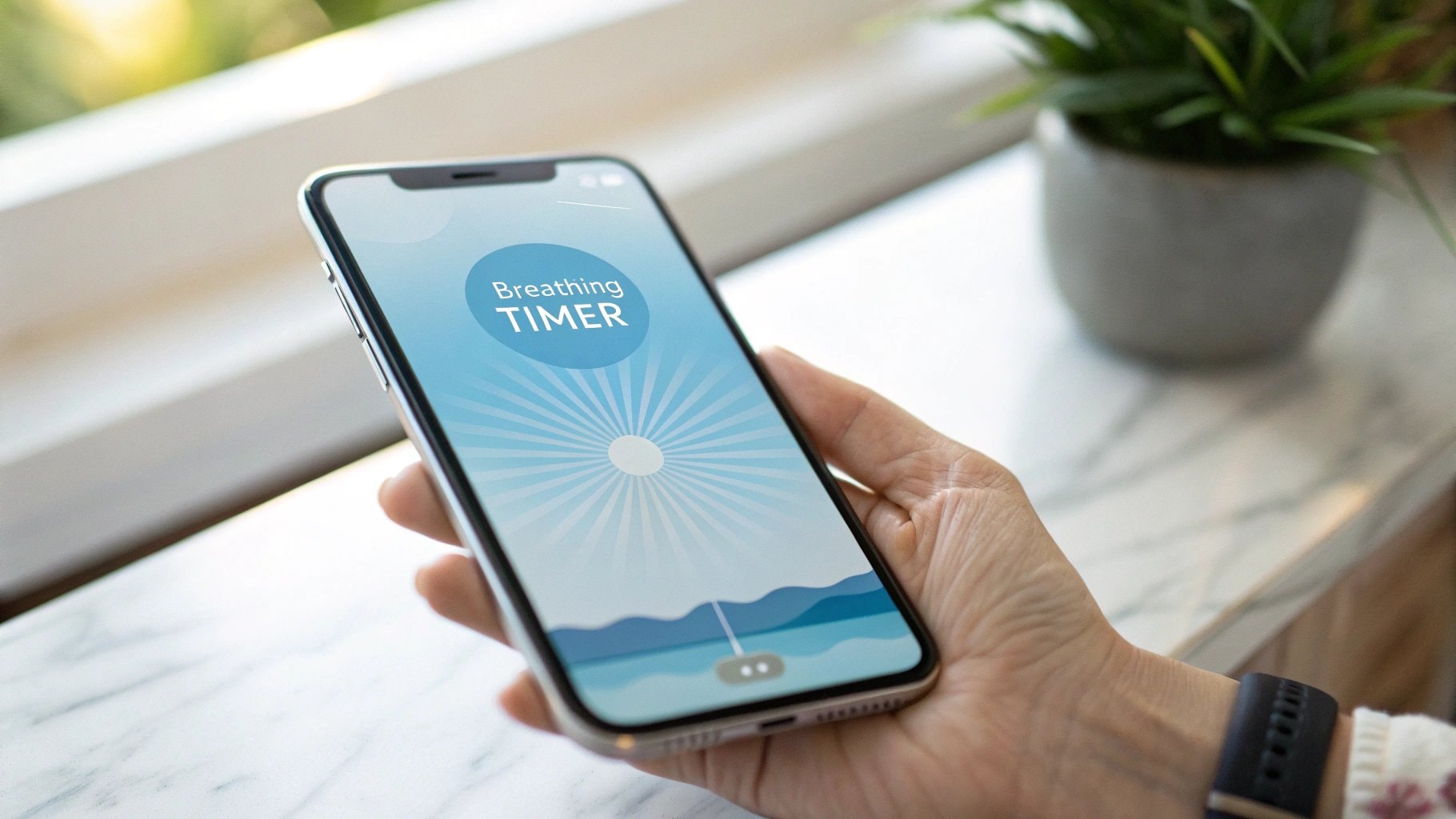 冥想和正念技巧,用于缓解压力和提高注意力。.