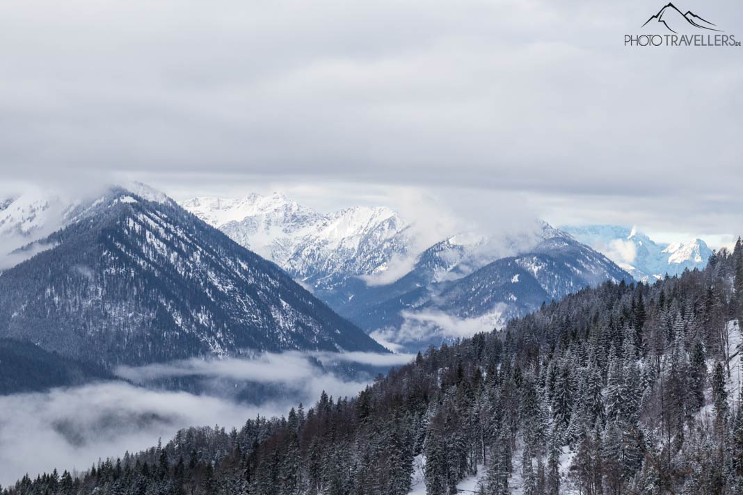 Blick in die Bayerischen Voralpen