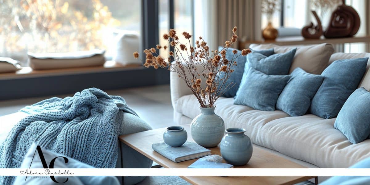 Aesthetic Faceless Videos Main Image of a blue aesthetic living