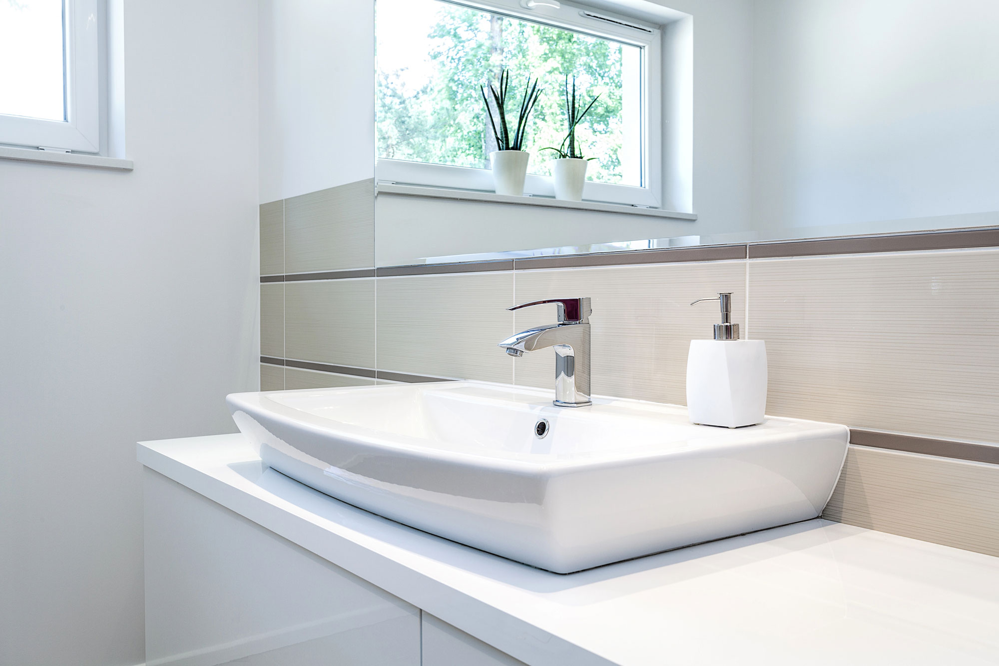 modernes waschbecken