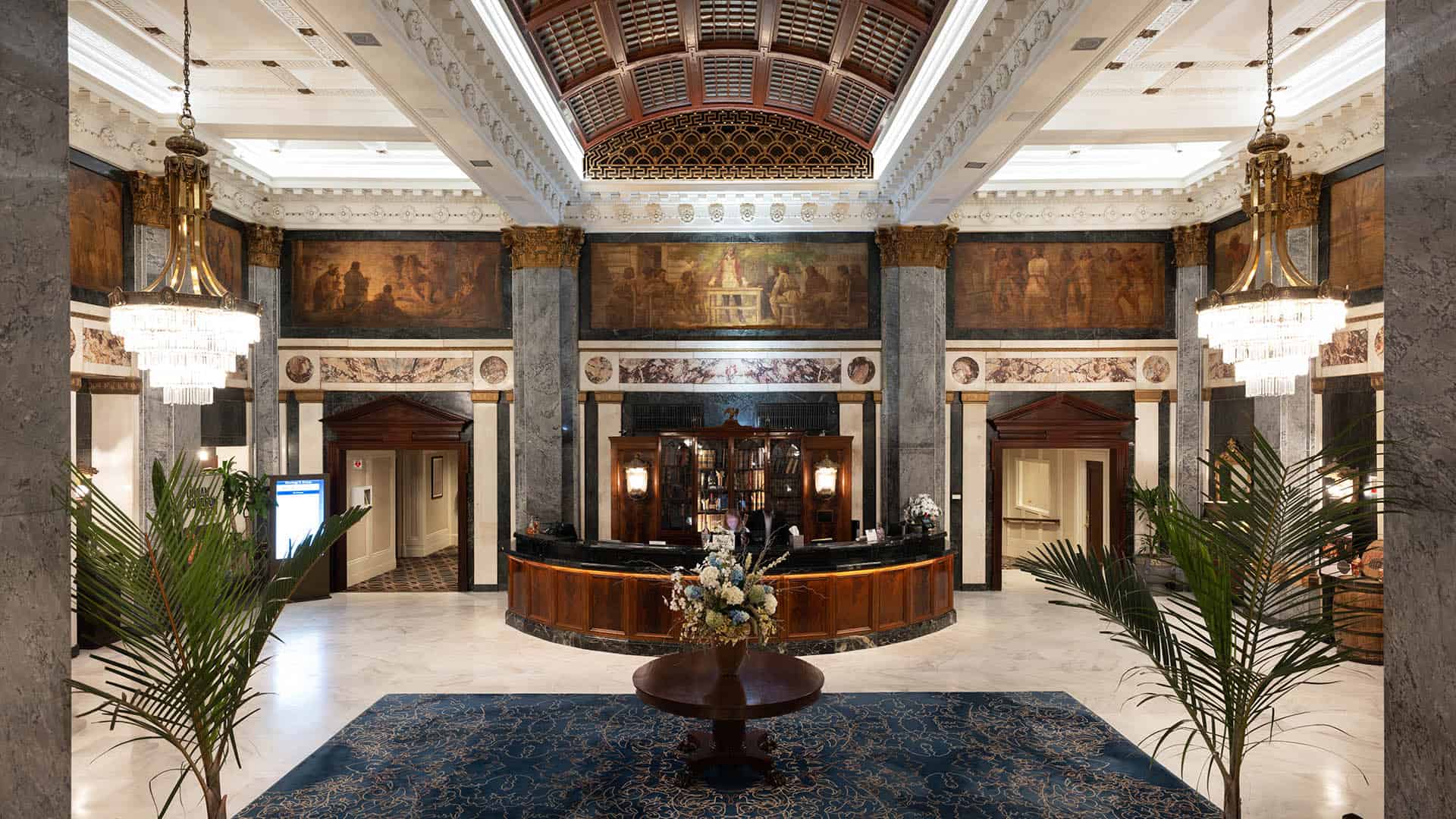 Lobby im Hotel Seebach (Foto: © Tim Furlong Jr., beigestellt)