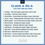 Lecturi obligatorii clasa a 12-a lecturi obligatorii clasa a 12 a