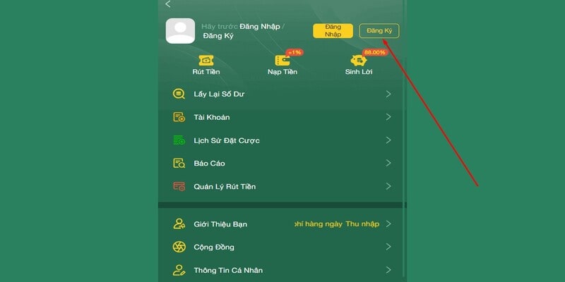 Đảm bảo đủ từ 18 tuổi trở lên khi đăng ký thành viên tại https://hb88co.com/