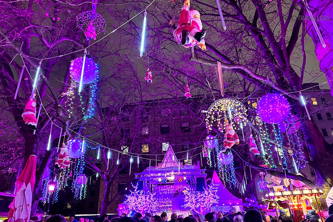Der Weihnachtsmarkt Pink Christmas in München