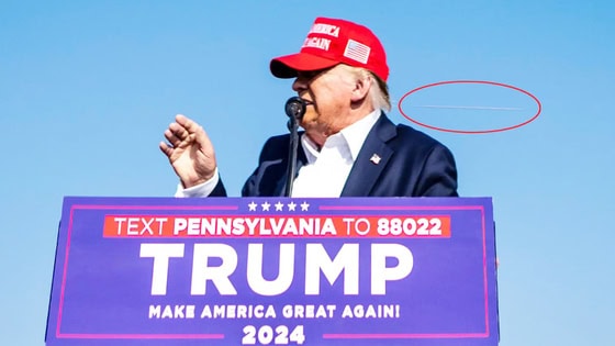 Pulitzer-winning Trump assassination photo showing bullet trajectory behind his head