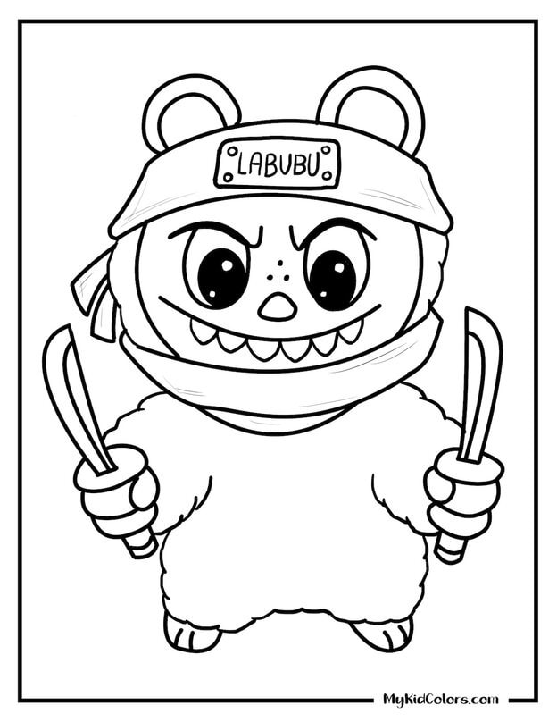 15 Free Printable Labubu Coloring Pages for Kids