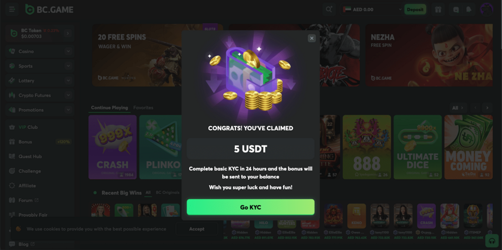 Bc game casino
