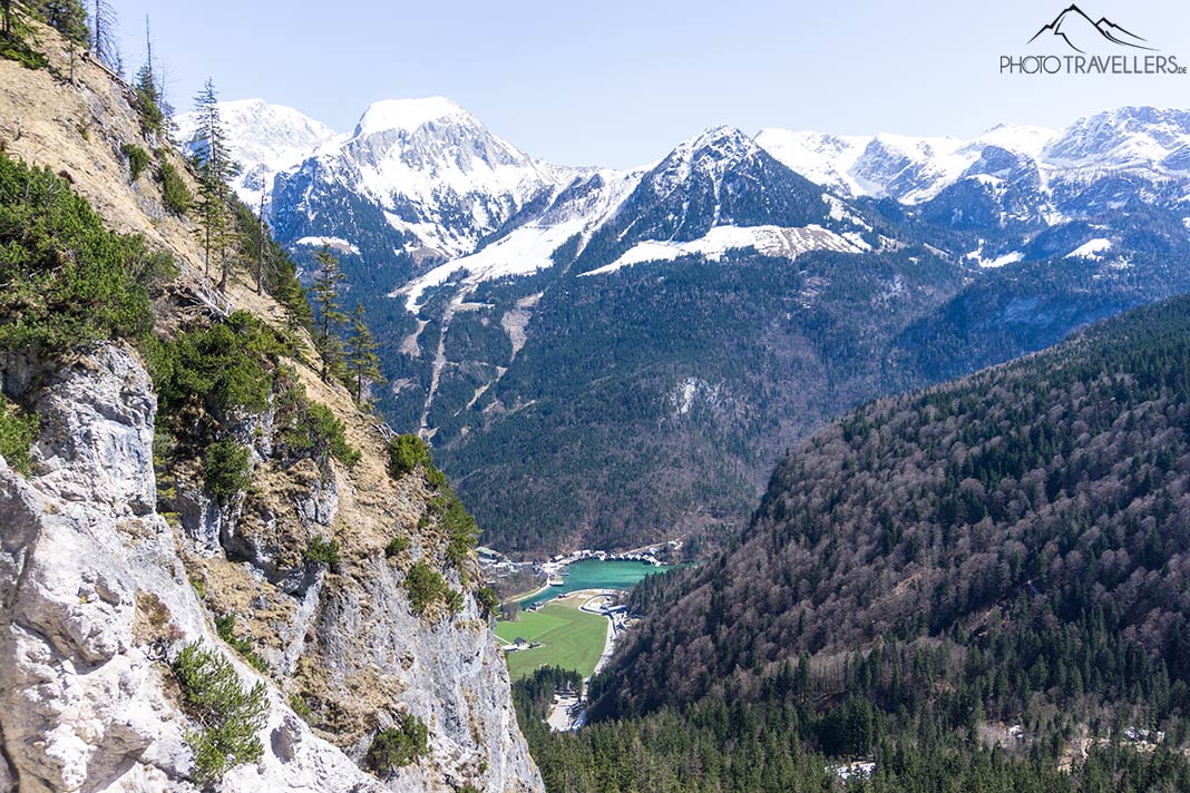 Der Blick vom Grünstein auf den Königssee