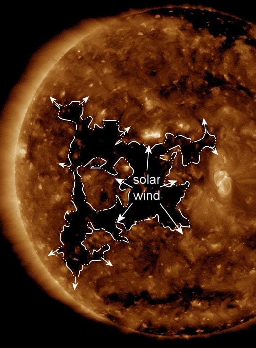 Bild: Koronales Loch (CH902) - Sonnenwind beeinflusst unser Weltraumwetter Quelle: SDO, Spaceweather.com Bild: Koronales Loch (CH902) - Sonnenwind beeinflusst unser Weltraumwetter Quelle: SDO, Spaceweather.com