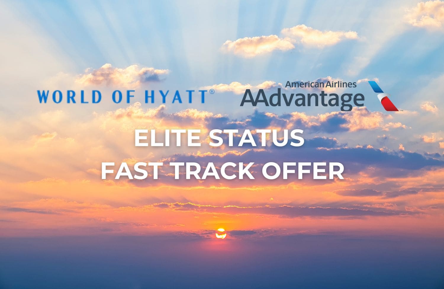 Reciprocal Instant Status Match: AAdvantage & Hyatt 21 elite status fast track offer
