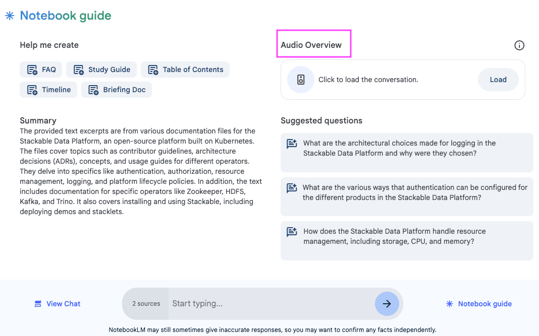 Stackable_NotebookLM_screenshot