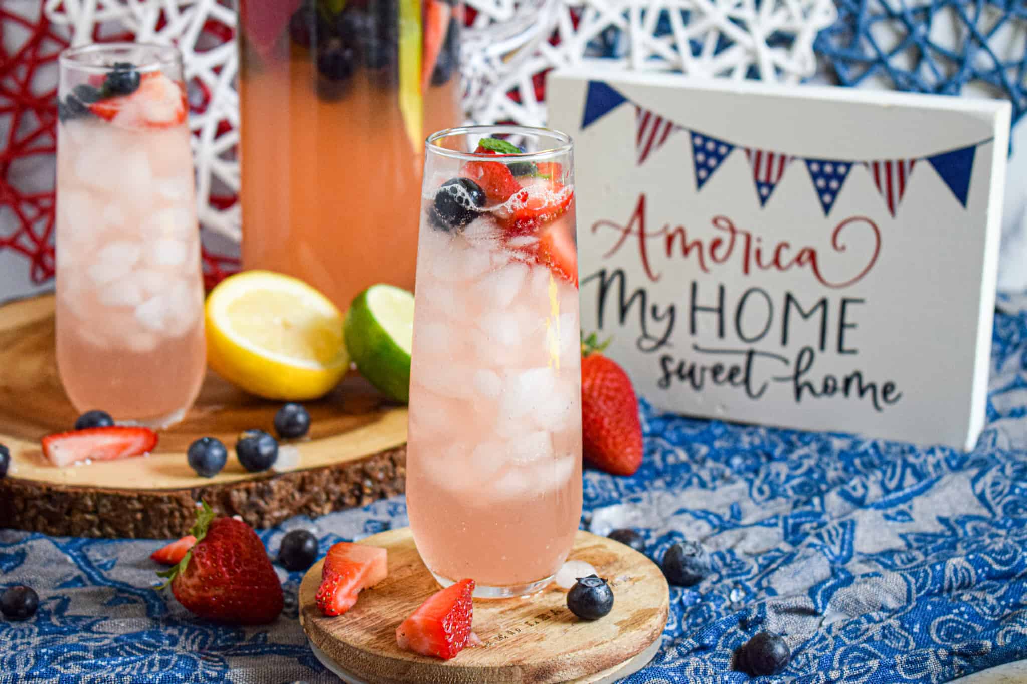 4th of July Mocktail - The Jam Jar Kitchen