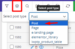 select post type in WordPress Posts bulk Edit Plugin
