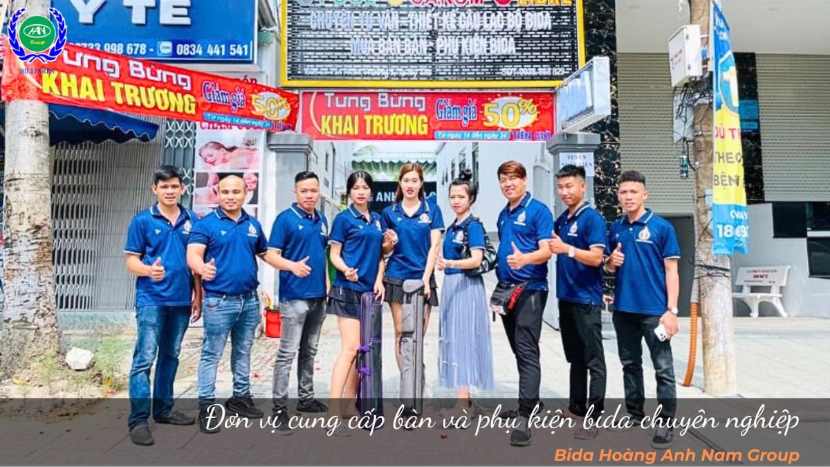 Đơn vị cung cấp bàn và phụ kiện bida chuyên nghiệp