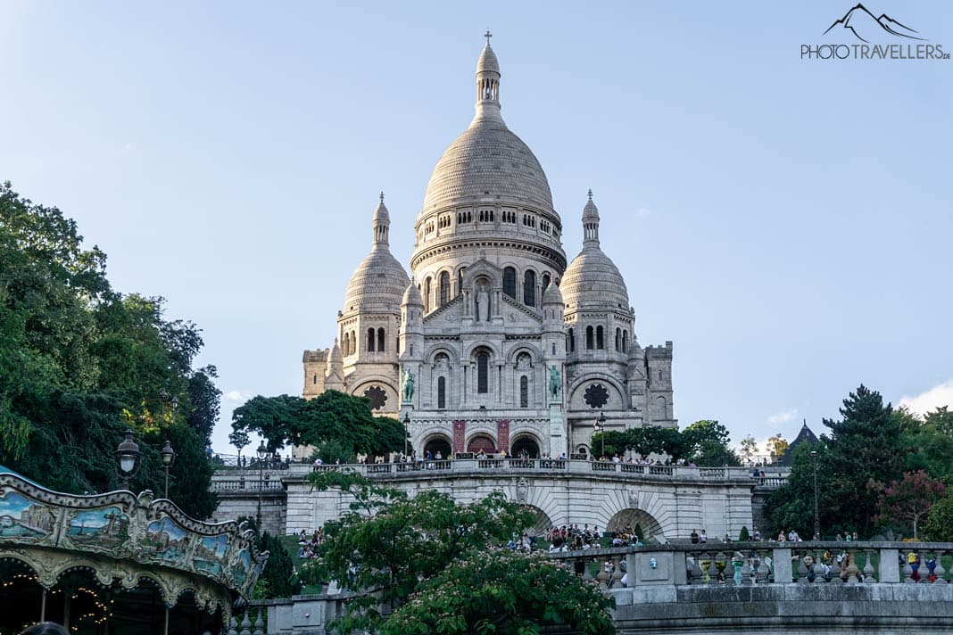 Die Basilica minor Sacré-Cœur de Montmartre im Abendlicht