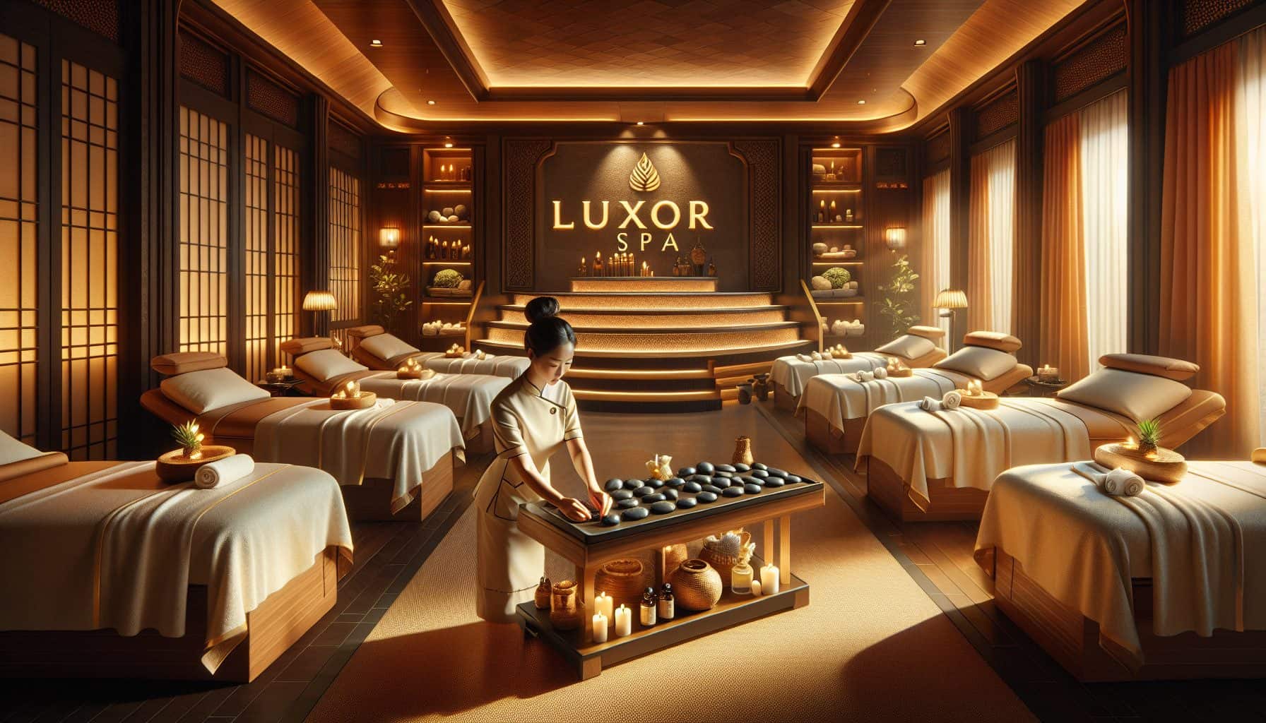 hot stone massage therapy near me at luxor spa