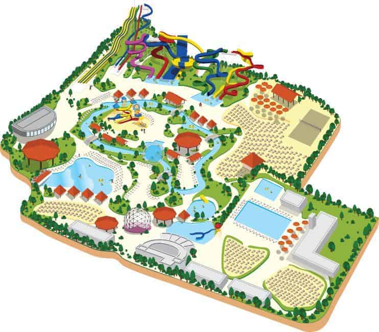 PARCURI ACVATICE BUCURESTI harta Divertiland Park