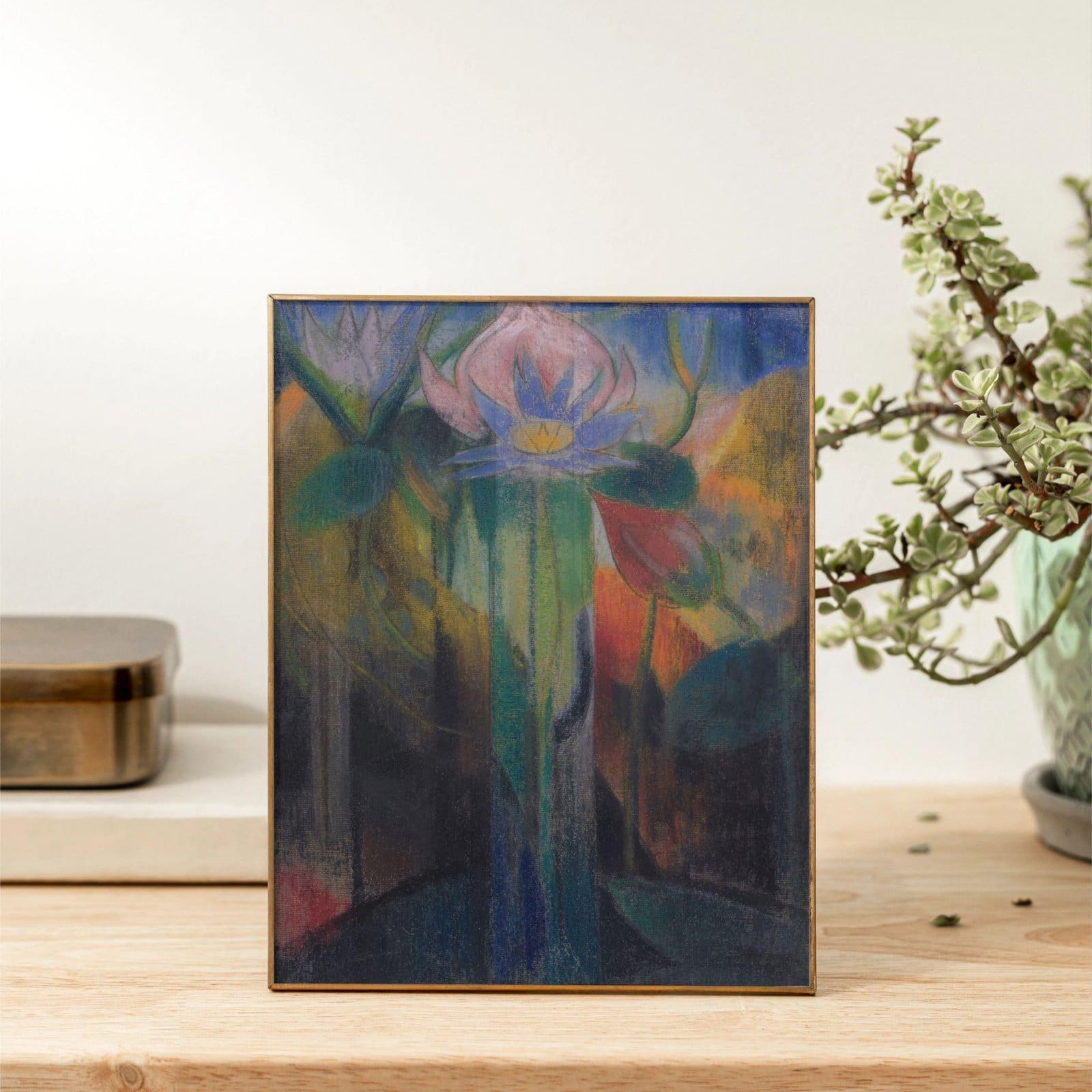 il_fullxfull.7803590118_9hlb.jpg Joseph Stella - Printable Wall Art, American Artist, Brooklyn Bridge, Digital Download