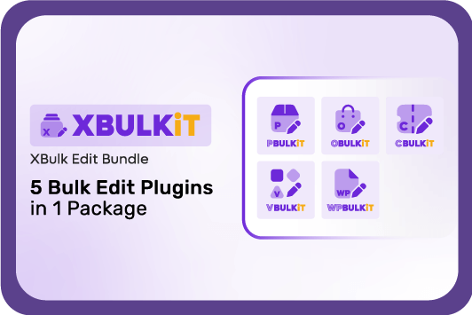 XBulk Edit Bundle plugin by ithemeland