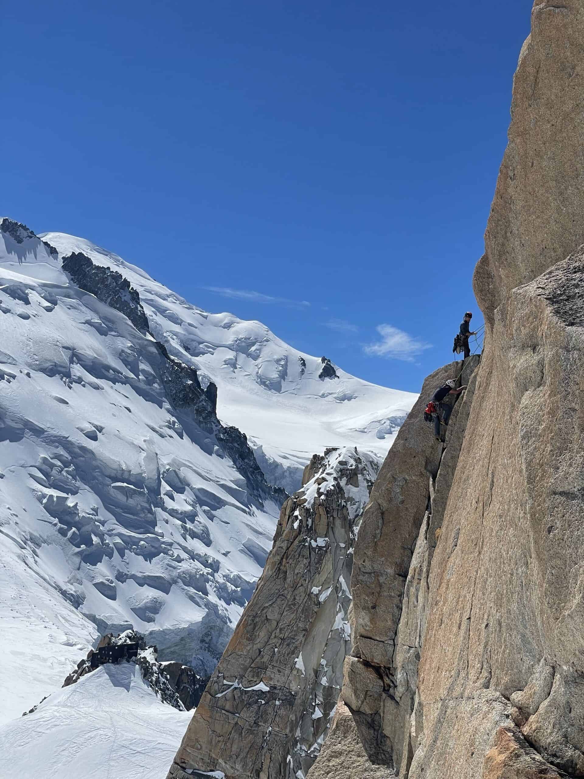 Climbing Chamonix
