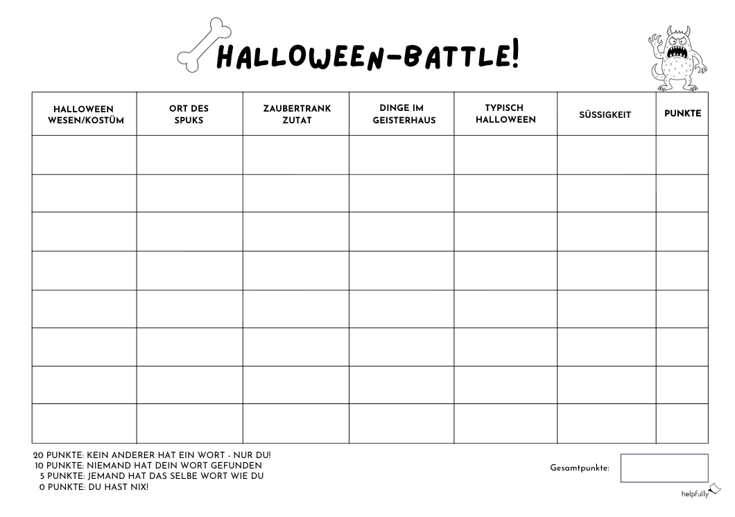 halloween spiel als stadt land fluss zum ausdrucken