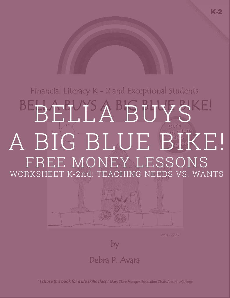 FREE "Bella" Worksheet: Needs Vs. Wants