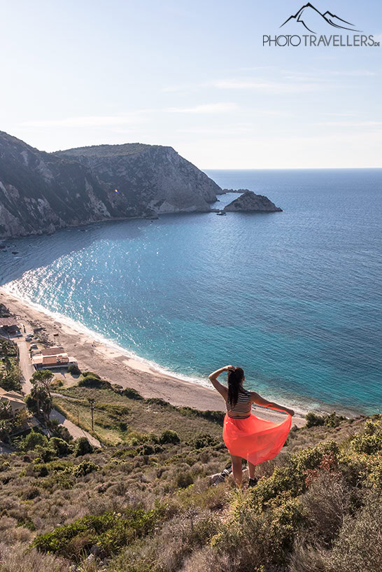 Der Petani Beach von oben
