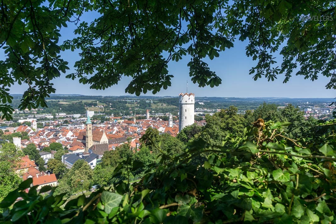 Der Blick von der Veitsburg auf Ravensburg