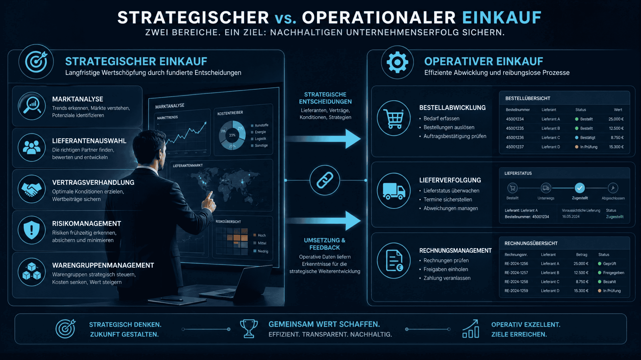 Strategischer vs. Operationaler Einkauf