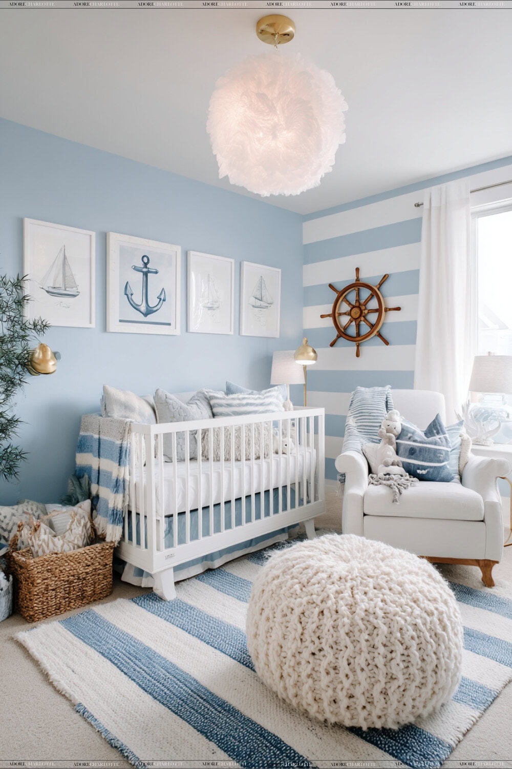 Nautical Adventure Budget Nursery Ideas