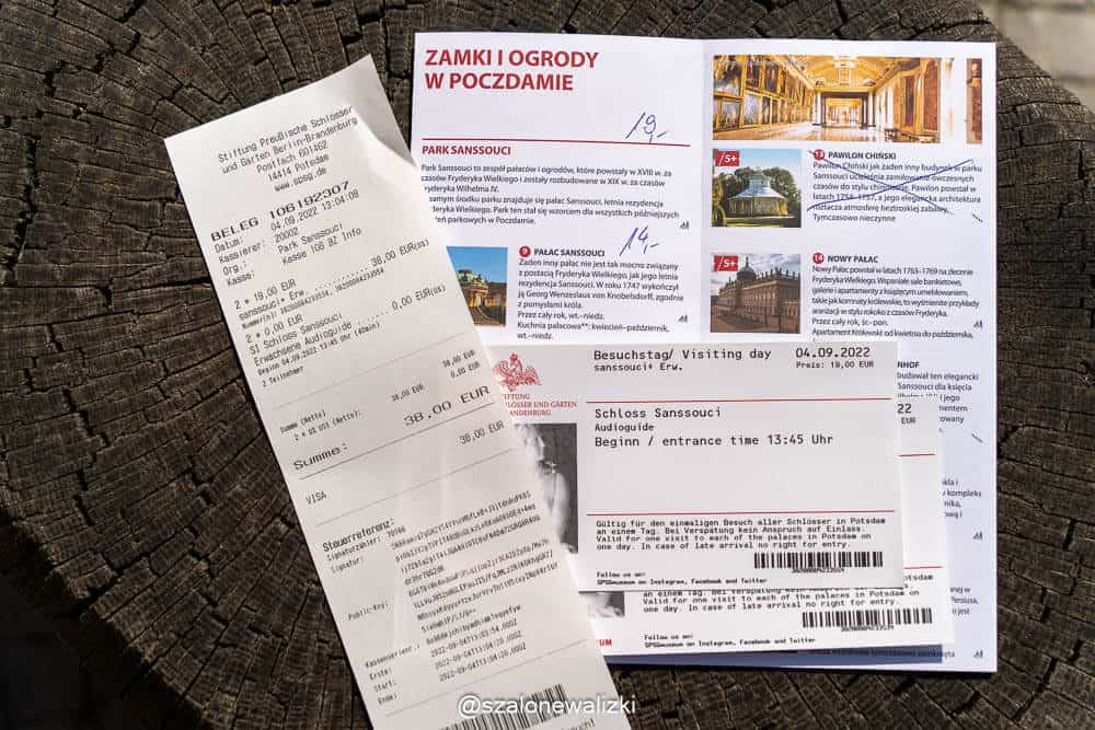 pałac sanssouci w poczdamie