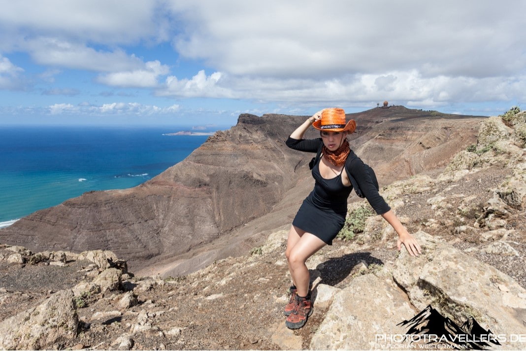 Biggi am Ausblick Las Nieves