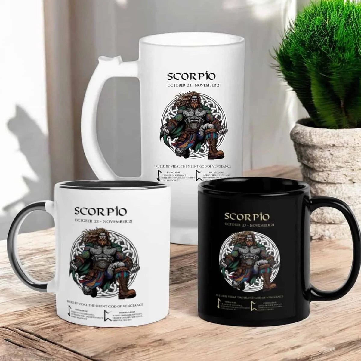 Scorpio Season 10 scorpio coffee and beer mugs