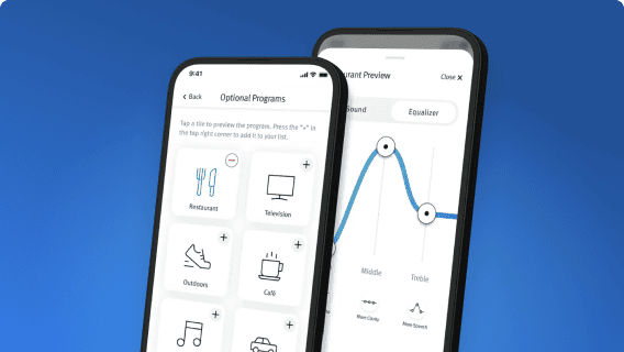 Unitron App - Hörgeräte-Fernbedienung
