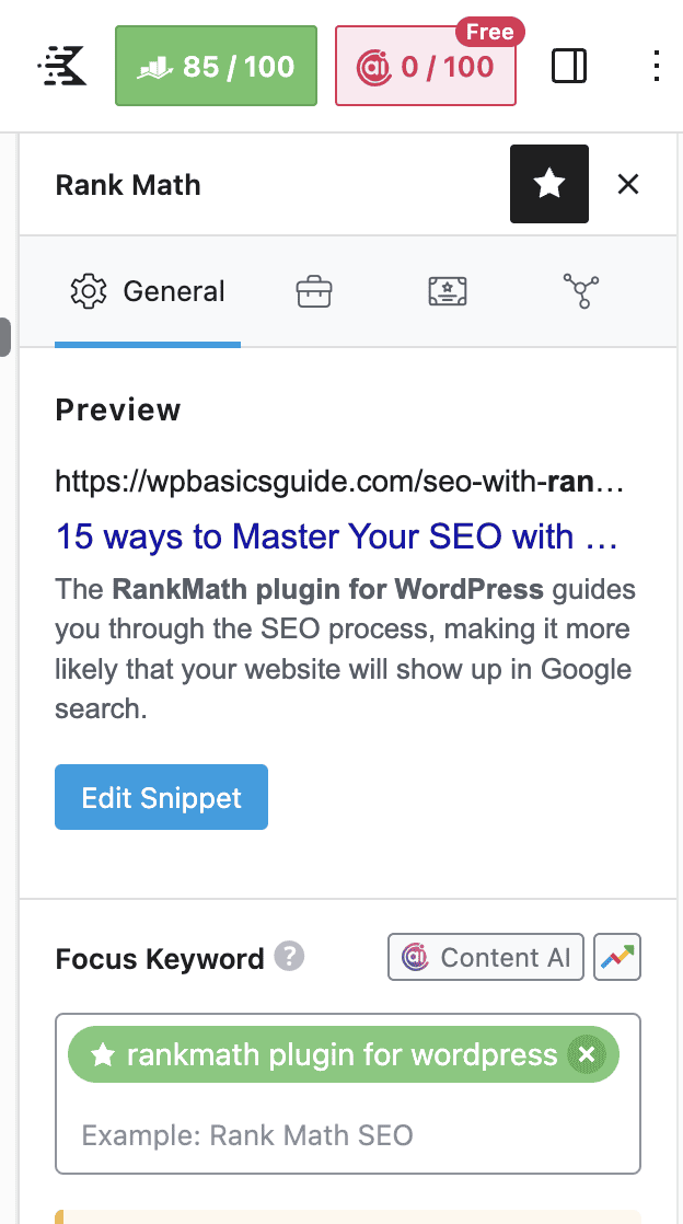 13 ways to Master SEO with the RankMath Plugin for WordPress | 2024 Guide 4 screenshot rankmath meta