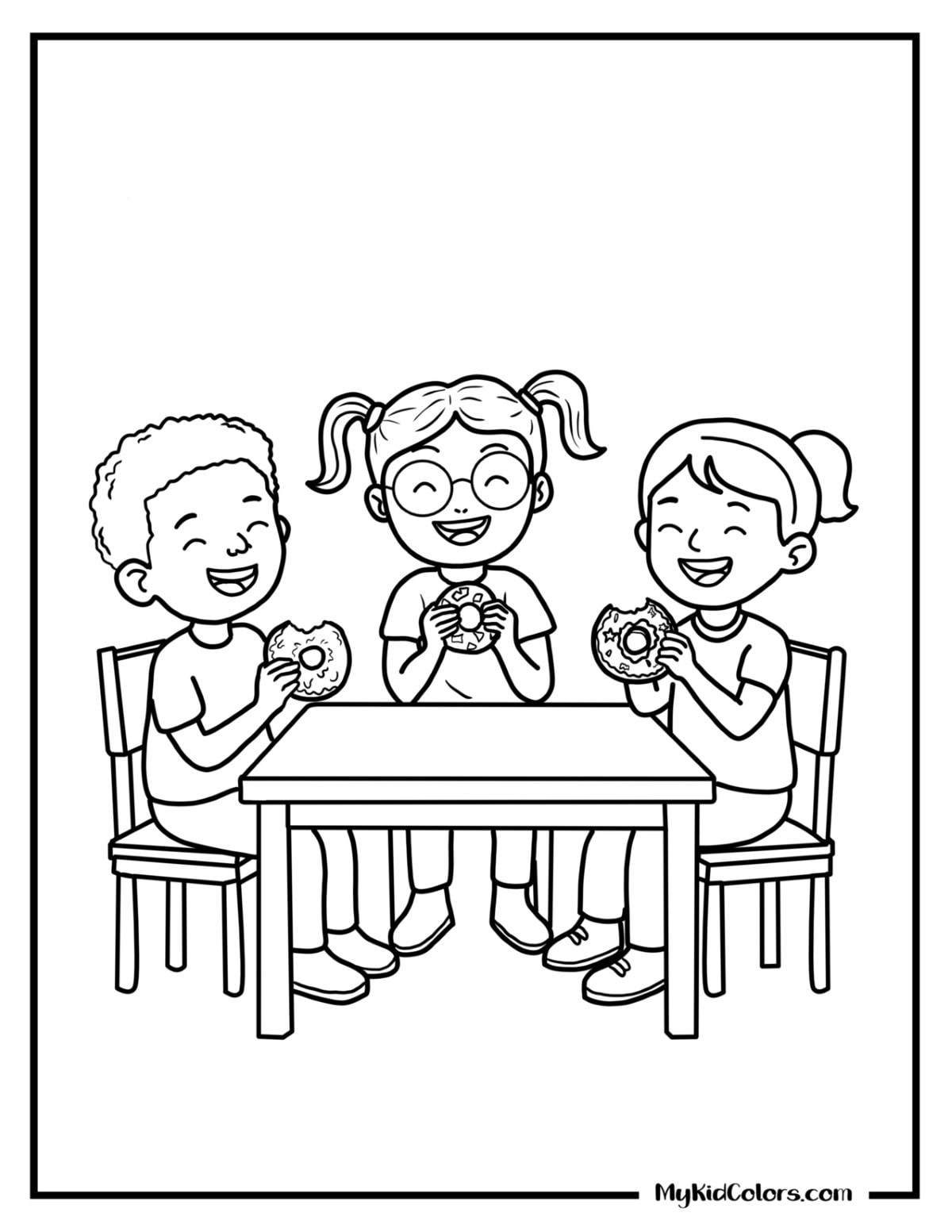 Donut Coloring Page – Page # 8