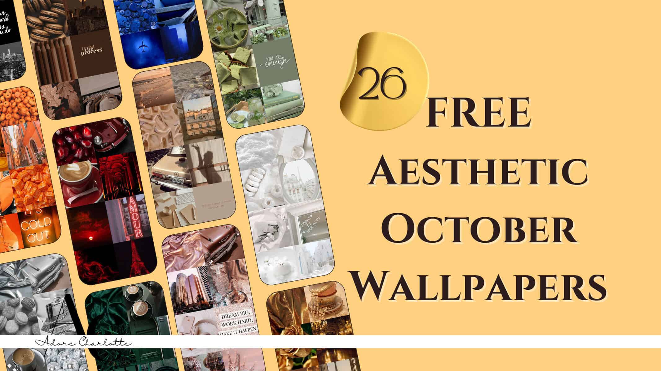 Free Aesthetic iPhone Wallpaper OCTOBER Images Main Image