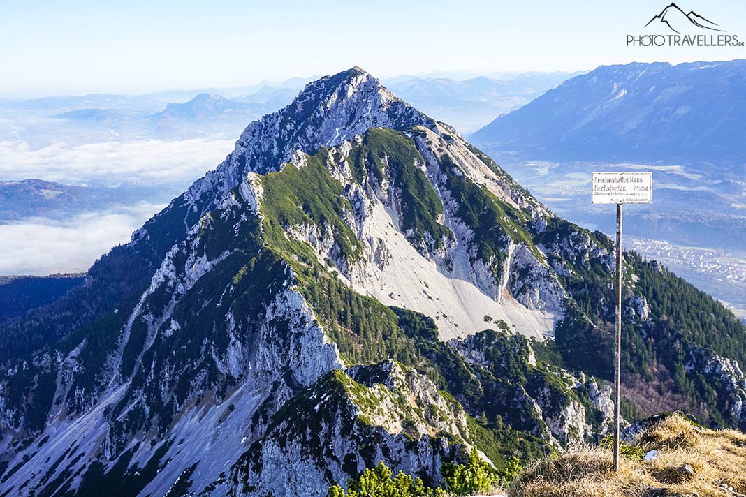 Der Blick vom Zwiesel auf den Hochstaufen
