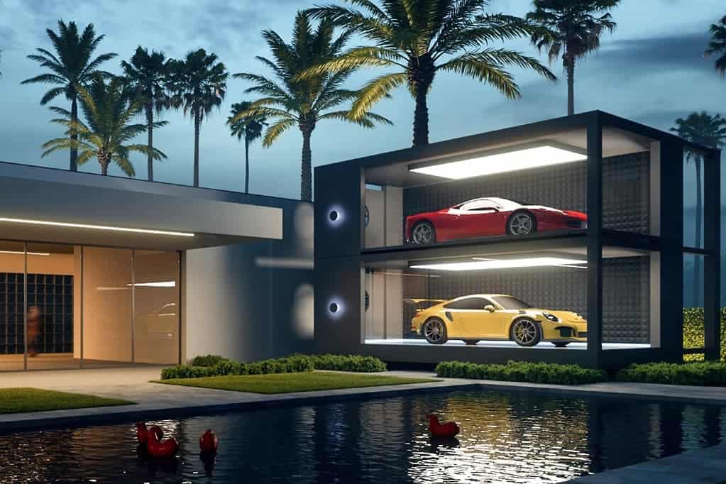 This Supercar Capsule Garage Is The Only Way Youโll Ever Want To Park