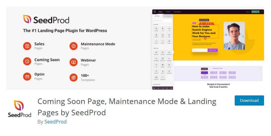 SeedProd plugin in wordpress