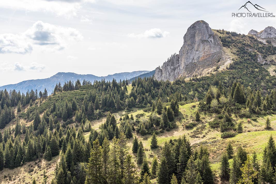 Blick auf den Hasentalkopf