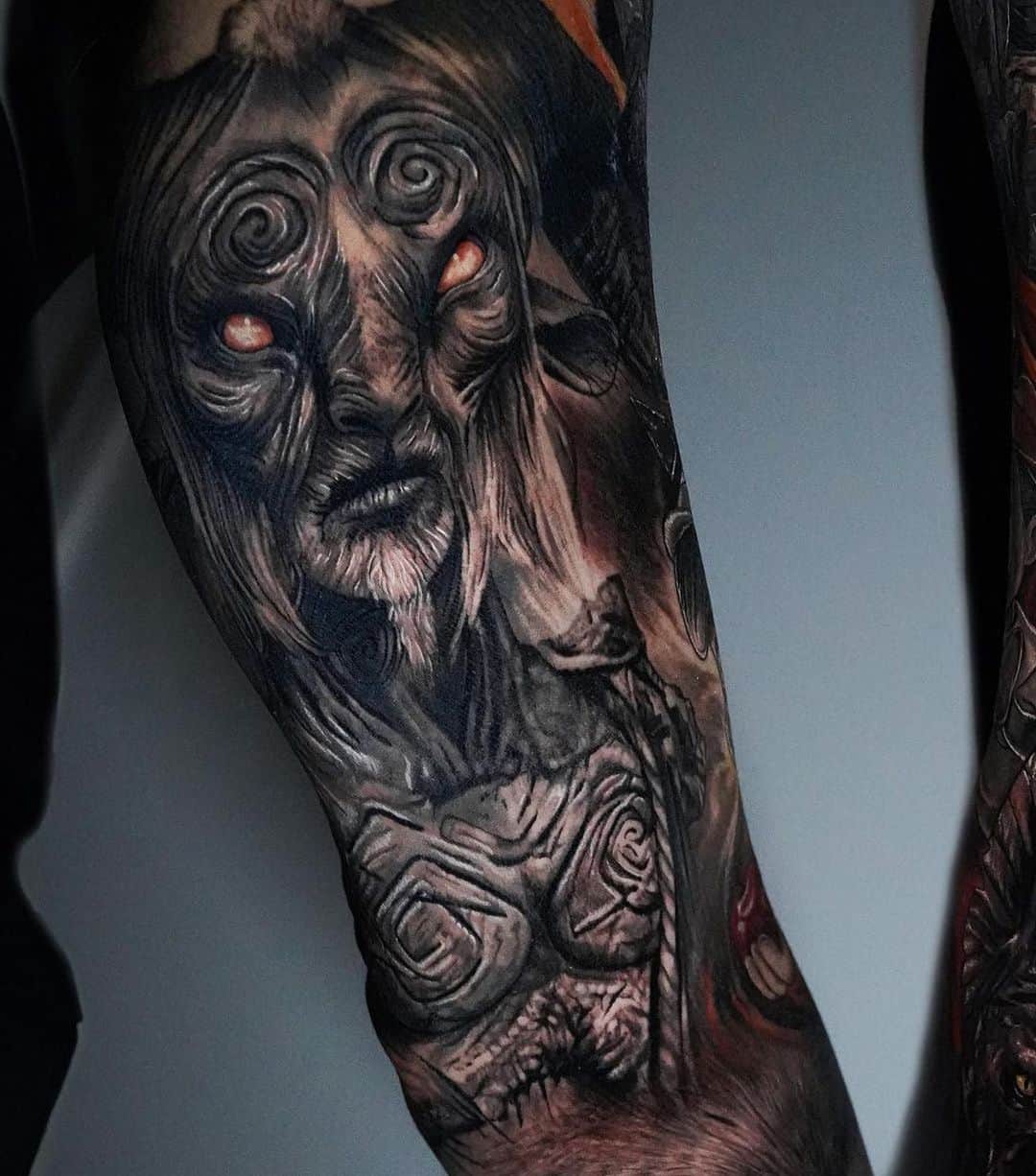 From Shadows to Highlights: Black & Gray Tattoos with Color Accents