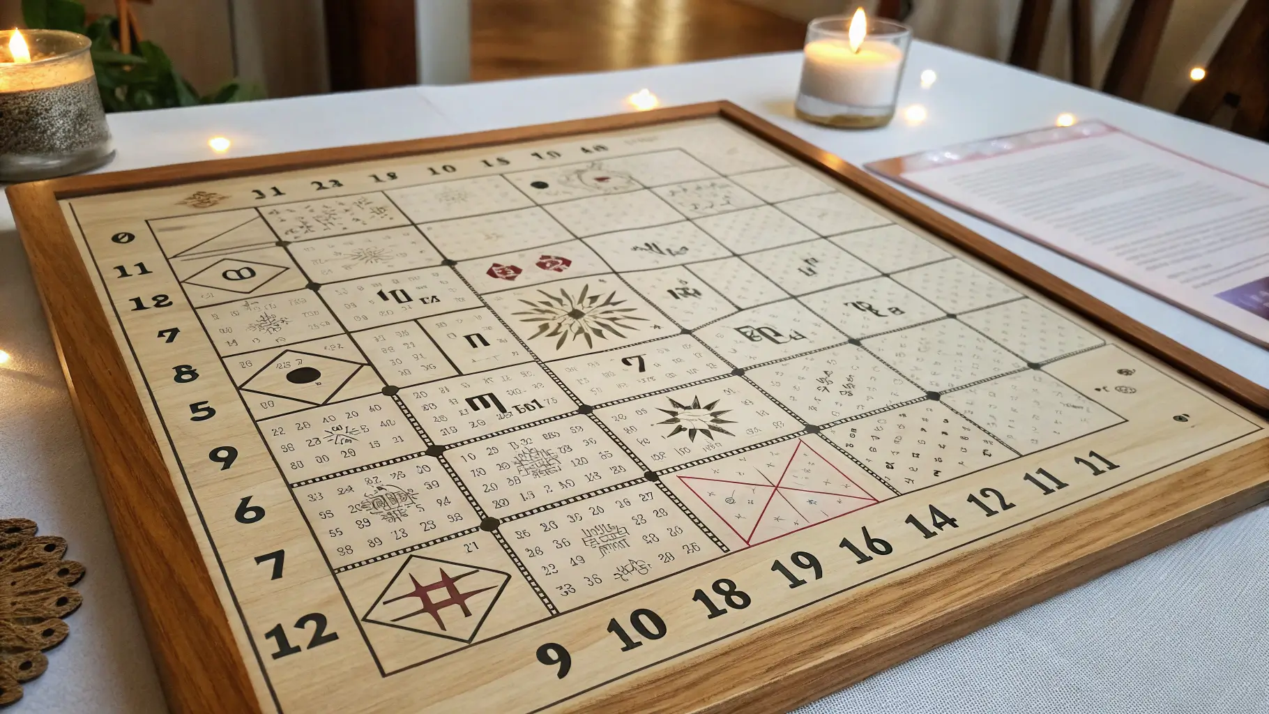 命运矩阵图|豪华占星术 命运矩阵图