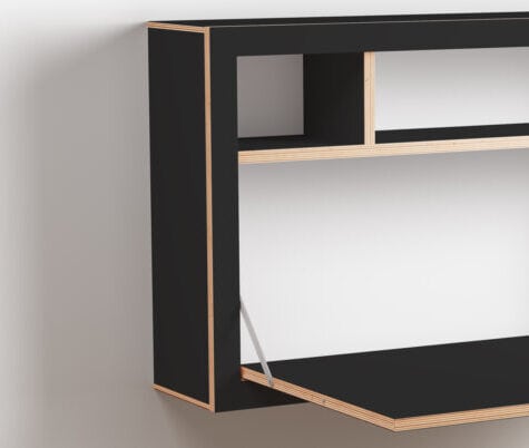 Fläpps Box Sekretär-in 100x60x20 | Großer Wandsekretär mit Stauraum