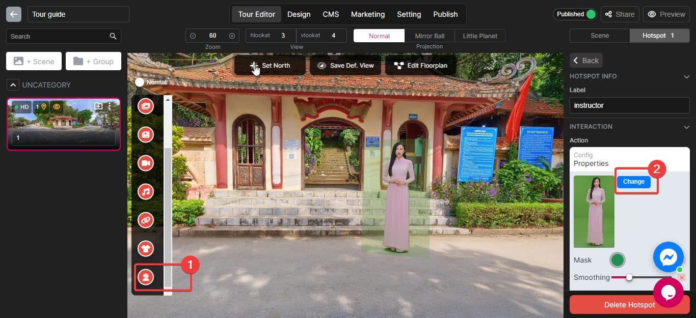 How to Add a Tour Guide to a Virtual Tours in Minutes with Panoee 4 image 12
