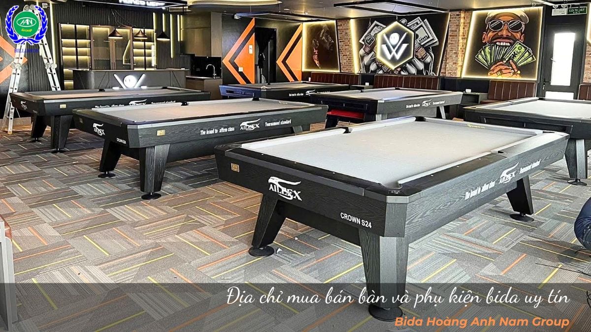 Địa chỉ mua bán bàn và phụ kiện bida uy tín