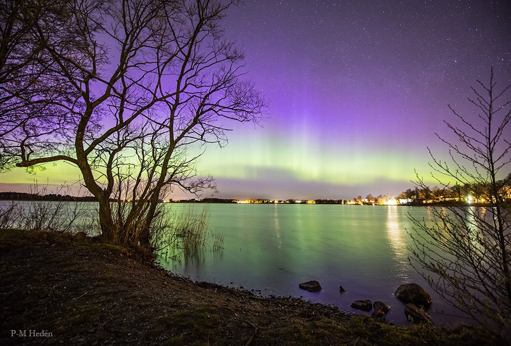 Aktiver Magnetsturm - Polarlicht in Norddeutschland möglich 2 Aurora Taken by P-M Hedén on April 22, 2017 @ Vallentuna Sweden