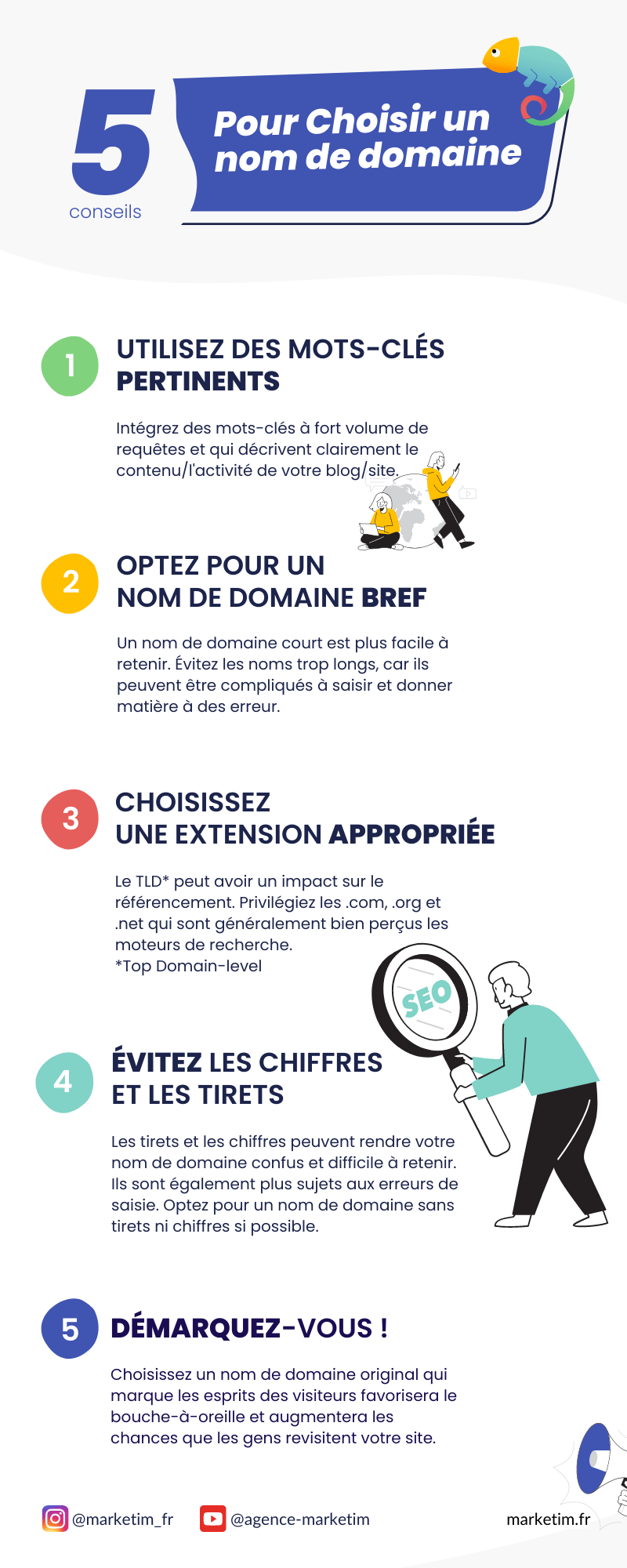 Infographie nom de domaine